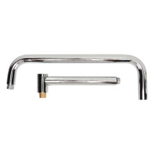 Stainless Steel Shower Head Extension, Rotatable 13in Wall Mount
