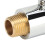 Stainless Steel Shower Head Extension, Rotatable 13in Wall Mount 6