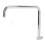 Stainless Steel Shower Head Extension, Rotatable 13in Wall Mount 15