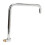 Stainless Steel Shower Head Extension, Rotatable 13in Wall Mount 16