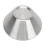 Silver Stainless Steel Salad Bowl 23cm Dual Layer Multi Purpose Kitchenware 11