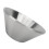 Silver Stainless Steel Salad Bowl 23cm Dual Layer Multi Purpose Kitchenware 15