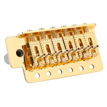 Robustes Gold-Tremolo-System mit Rollensperr-Vibrato-Brücke für ST-Gitarre