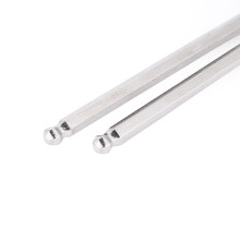 2er Pack Gitarren-Halsstab-Werkzeug 4mm/5mm Ball-End für Martin, Silber
