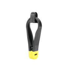 Power Grip Board Mast Release Snap Clip Clamp for Boat Fishing (Small, Black+Yellow)