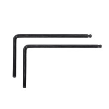 2 PCS Steel Truss Rod Wrench Kit for Guitars 4mm & 5mm Ball End Black