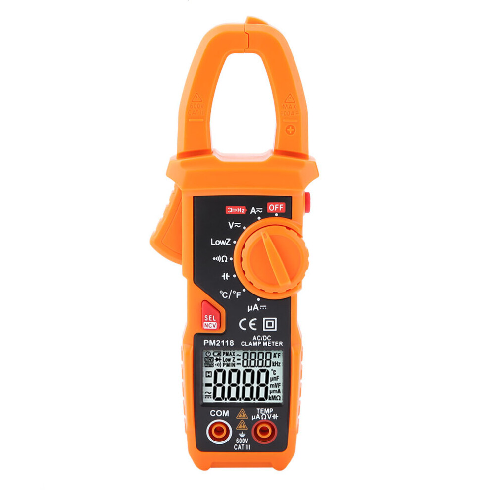 Peakmeter Pm2118 Dual Display Ac/Dc Clamp Meter 6000 Counts 187*65*38Mm 4651392552019