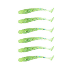 10PCS 5cm Soft Plastic Fish Lures Grub Worms Baits for Fishing