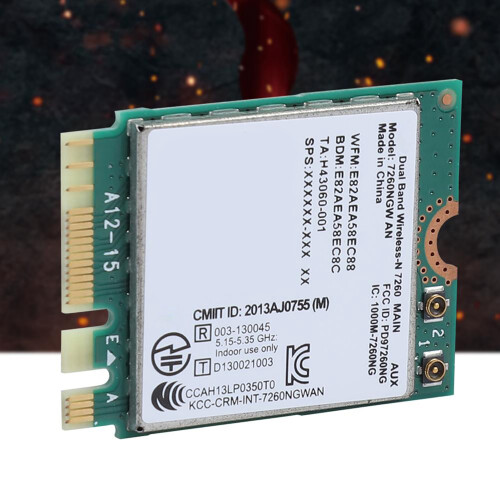 Intel 7260AN M2 WiFi Card BT 4.0