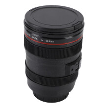 Mug à café objectif photo 420 ml 12,8 8 cm Étanche PP