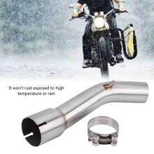 Yamaha FZ1 FZ1-N 2006-2015 Edelstahl-Auspuff-Mittelrohr, 51 mm