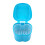 Light Blue Denture Storage Box with Filter Screen, Durable PP, 9.3x9x7cm 1