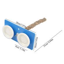 Plastic Bird Shower Rack with Suction Cup – Durable, Reusable, 25cm