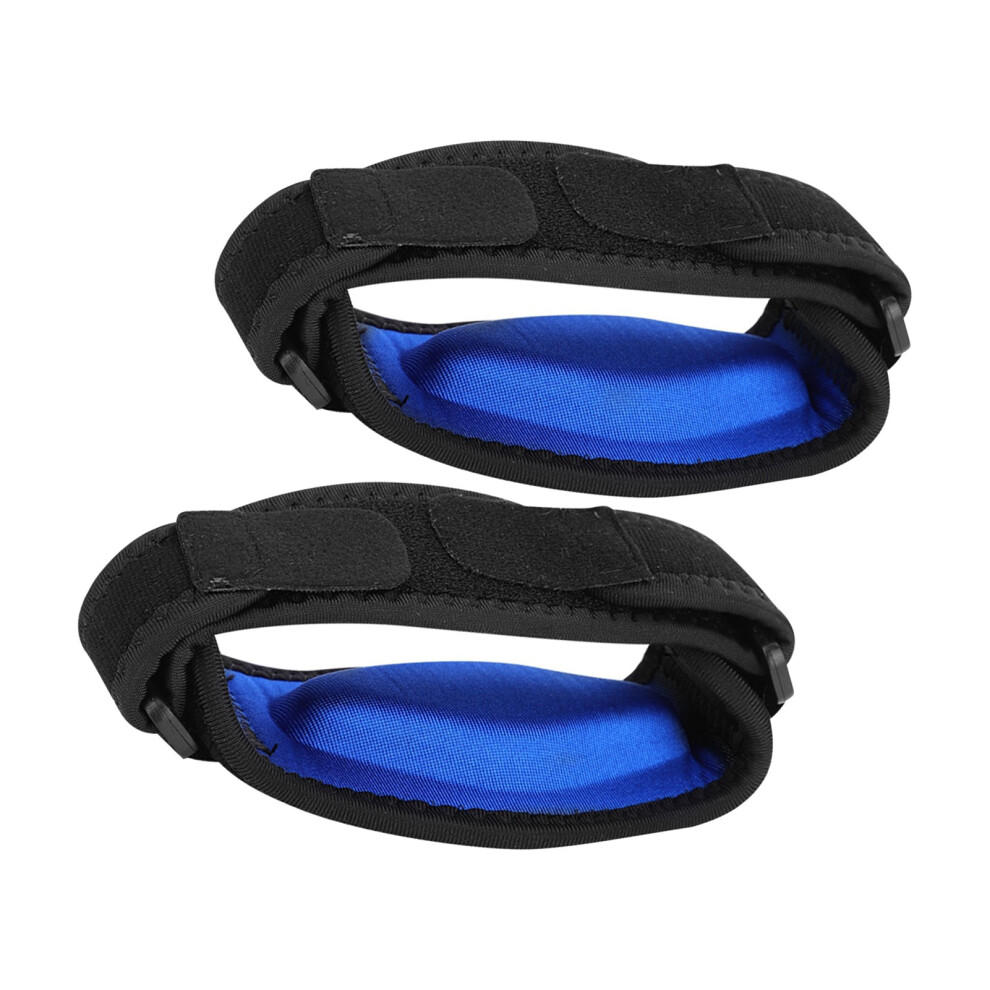 Blue 2X Adults Sports Elbow Support Brace Protector Pad Guard Strap Basketball Tennis