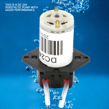 DC 24V Mini-Saugperistaltikpumpe 0-100ml/min 6,5x5,5cm