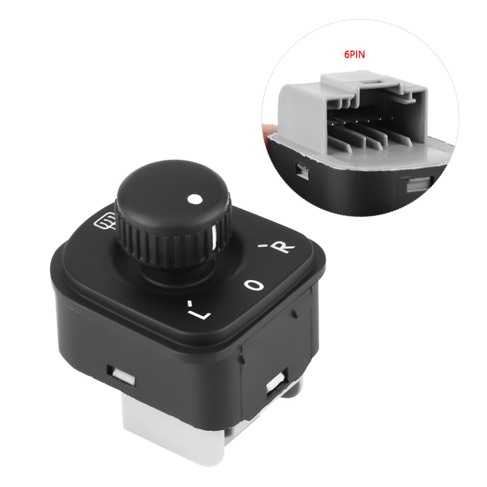 Side Mirror Control Switch Knob For Golf 5 Jetta Mk5 Passat 1K0959565h 7891388375360