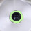 Plastic Kitchen Sink Strainer Stopper Flower Shaped Green Bathroom Accessory 1