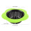 Plastic Kitchen Sink Strainer Stopper Flower Shaped Green Bathroom Accessory 4