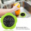 Plastic Kitchen Sink Strainer Stopper Flower Shaped Green Bathroom Accessory 7
