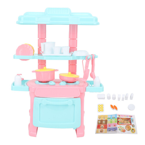 Kids 48 PCS Kitchen Toys Realistic Design Safe Edges Interactive Play Set 2