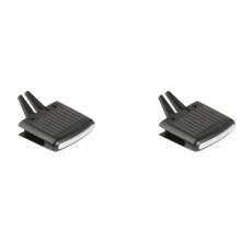 2X Car Air Conditioning Vent Toggle Piece Outlet Card Clip Wind Direction Plectrum Knob for Sagitar 2006-2011 Old Style