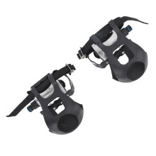 Aluminium-Fahrradpedale für das Training mit Zehenclip und Riemen, 9/16"
