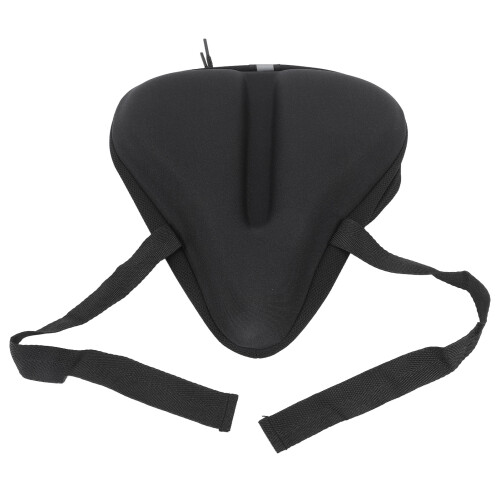 Thickened Shock-Absorbent Bicycle Seat Cover with Strap, Free Size 1