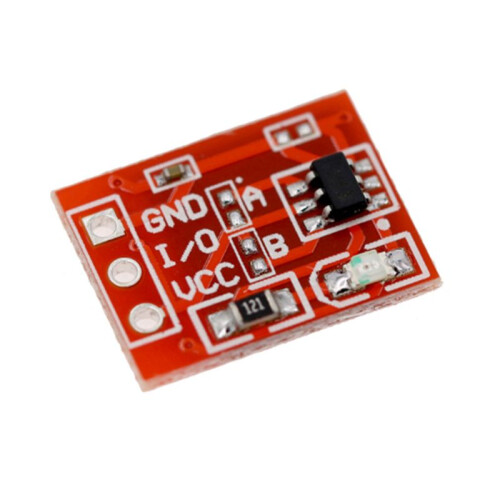 100Pcs Ttp223 Touch Button Modular Self-Locking Jog Capacitive  Single-Channel Transformation