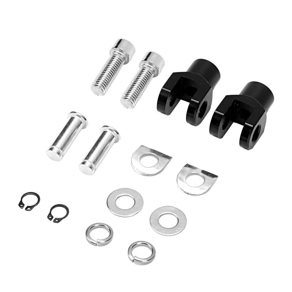 Aluminium 1.1In Motorcycle Footpegs Black 7340572875426