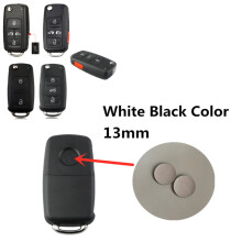 12mm DIY emblem Logo replacement sticker emblem for VW remote key Shell