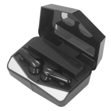 Wireless BT Gaming Earphones with Mic, 60mAh/200mAh Battery, ABS Material