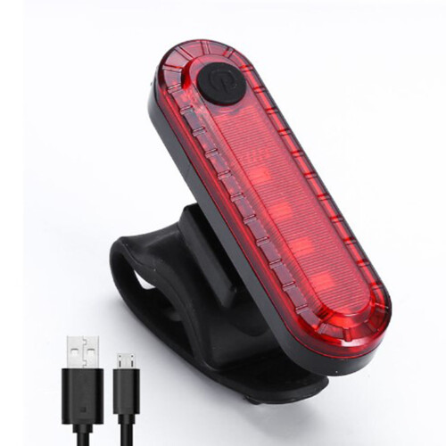 Waterproof Bike LED Tail Light USB Charging 64.5x18mm 1