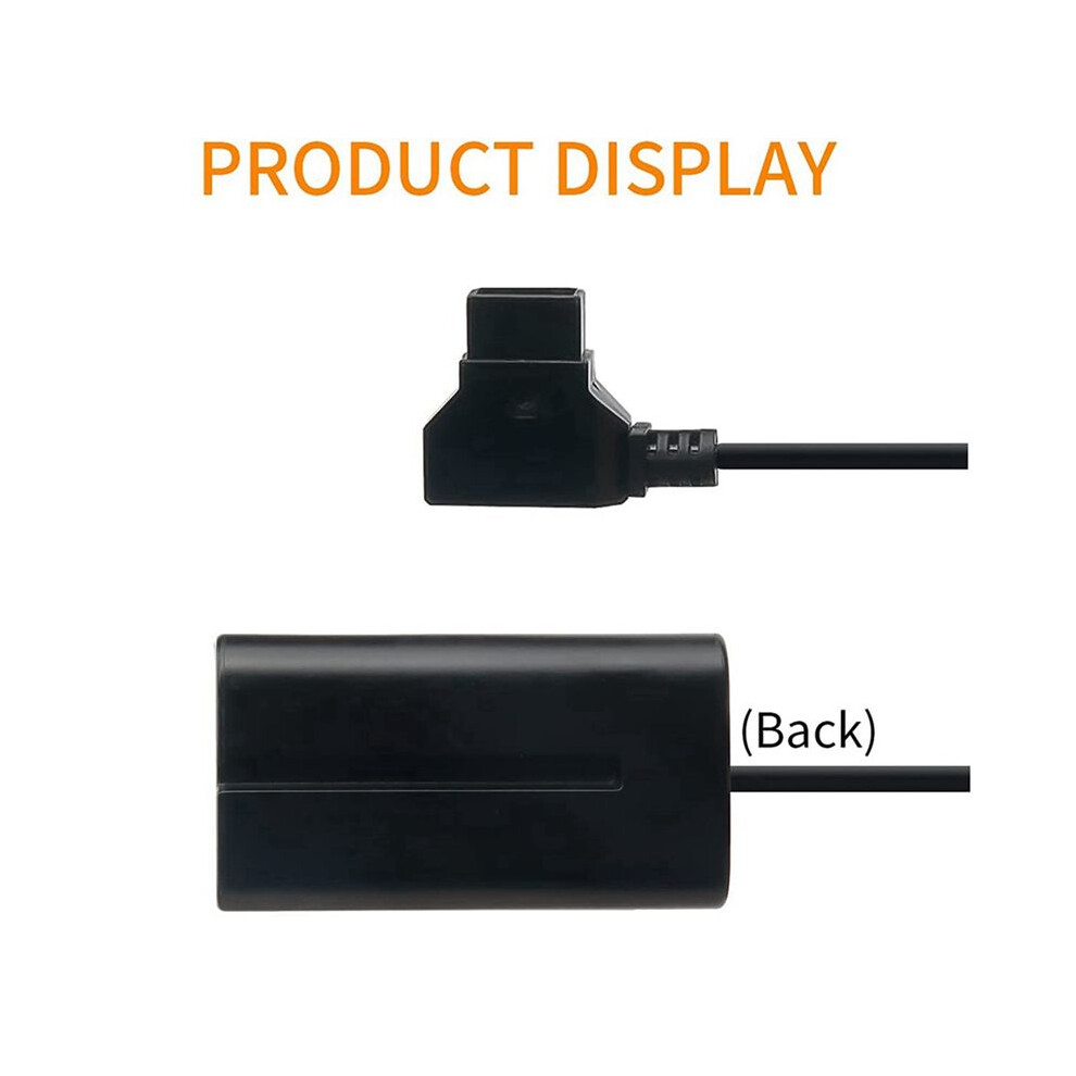 2X Coiled D-Tap To L-Series F550 Battery Dummy Cable For Feelworld/Atomos Shinobi Small Hd/Andycine Camera Monitor 4711658108463