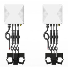 2X Tuya  Life 3 Phase WiFi  KWH Meter 80A 120A Power Clamp Current Transformer App Monitor(80A)