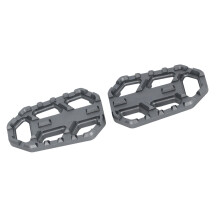 Pied de moto en aluminium CNC gris, 1 paire, antidérapant, pour Versys X300, 650, 1000