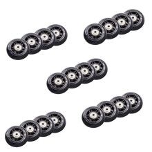 Pattini Un Rotelle 20PZ Ruota Antiscivolo Ruota Pattino 70X24mm Cuscinetto Accessori per Pattini Antiscivolo