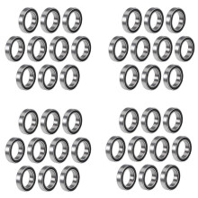40PCS 6701-2RS 12X18X4 mm Miniature Double Rubber Sealed Deep Bearings