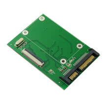 2X 1,8 Zoll 40Pin ZIF / CE SSD Festplatte auf 7 + 15 22 Pin Adapter Converter Board
