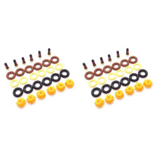 2X Einspritzdüse Reparatursatz 0280150440 13641703819 für - E60 E39 520I 523I Autoersatz AY-RK004