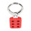 Lock Out Hasp 6-Holes Aluminum Alloy, Red & Silver 6