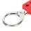 Lock Out Hasp 6-Holes Aluminum Alloy, Red & Silver 5