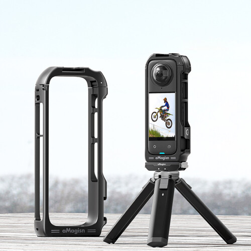 For Insta360 X4 Frame Accessories Magnetic Quick Release Protective Rabbit Cage Frame Cage for Insta 360 X4 Camera Accessories 2
