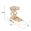 DIY Hydraulic Elevator Platform Model Children Technologia Science Toys Experimental Tool STEM Kit Learning Educational for Kids 4