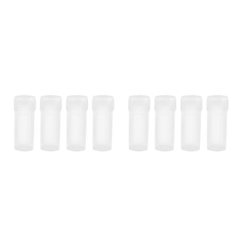 400 Pcs 5Ml Botellas de Muestra de Plástico Potable  Clear Storage Case Vial Storage Container