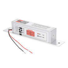 Electric Mortise Lock with Time Delay Low Temp NC Mode, 20x3.5x4cm Silver