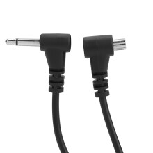 12 Inch/30cm Flash Sync Cord 2.5mm Plug to Male PC Light & Compact Durability