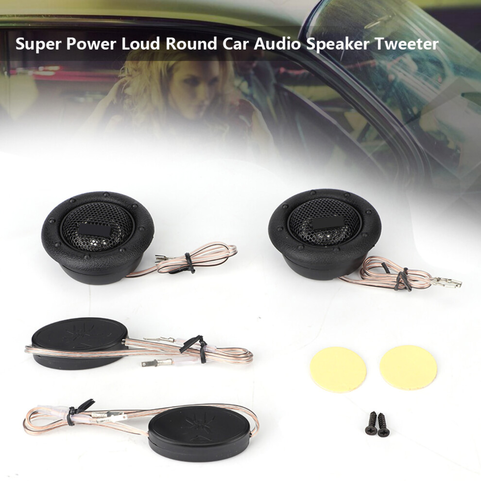 12V 150W Car Mini Loudspeaker Tweeter Pair Dome 7293282678637