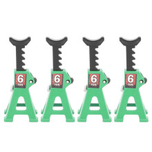 4PCS Aluminum RC Jack Stands Set for SCX24 1/24 & TRX4M 1/18, Green