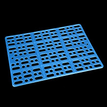 Rabbit & Guinea Pig Blue Cage Mat Durable Easy Clean Nest Pad