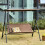 Outsunny Columpio de Jardín Marrón 172 x 110 x 155 cm 4